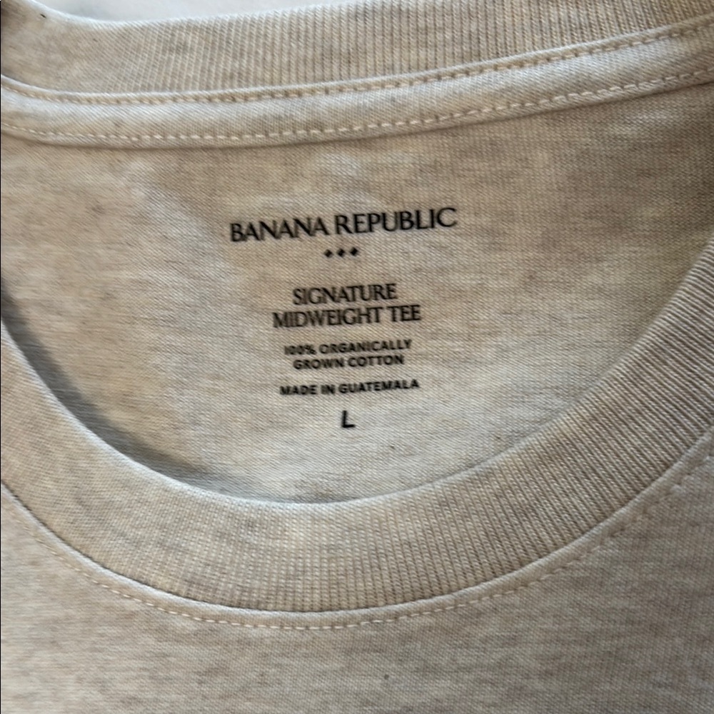 Banana Republic Men’s Midweight Crew Men's Short Sleeve Tee NWTs - Picture 3 of 5